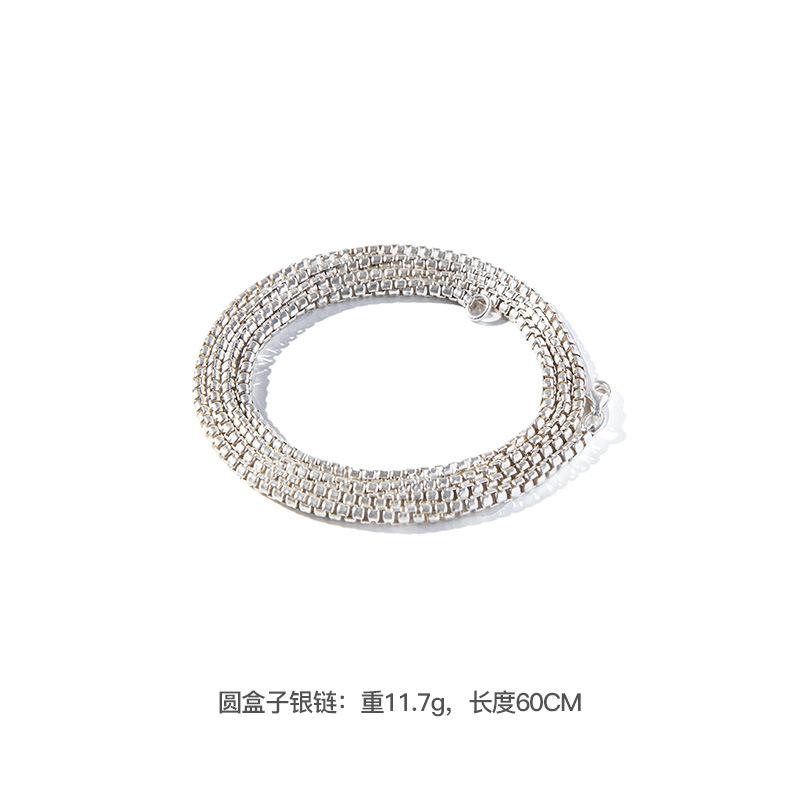 馬登工裝可樂瓶蓋925銀項鏈子ins簡約街頭嘻哈吊墜男女潮-Retro's Wear