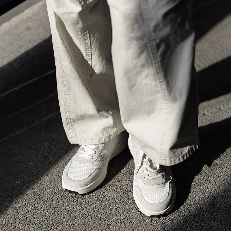 星際鞋復古運動厚底華夫鞋男夏季透氣網面輕薄百搭休閒阿甘鞋