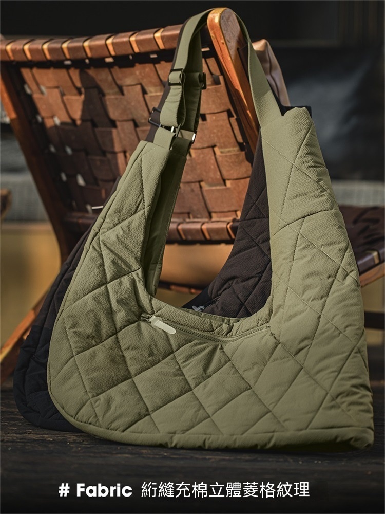 山系戶外絎縫多功能馬甲大容量斜挎包加棉坎肩背心男秋冬-Retro's Wear