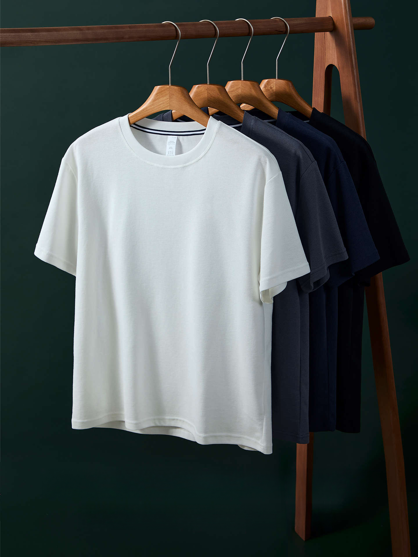 【都市鬆弛】26S世紀格肌理棉感純色T恤男士日常通勤短袖薄款夏季