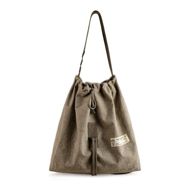 美式復古大容量紮染帆布傘兵包手提單肩斜挎水桶包袋男女-Retro's Wear