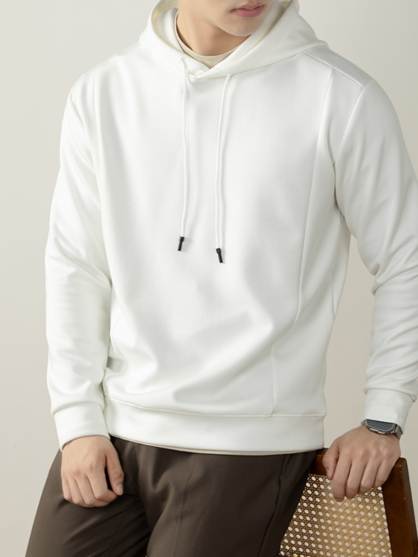 【垂墜感強親膚】320克重磅莫代爾雲感棉質連帽衫男士長袖寬鬆版型秋冬外套