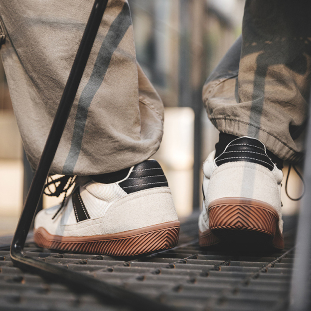 黑尾德訓鞋男鞋2025春季新款復古訓練鞋百搭透氣運動休閒鞋子