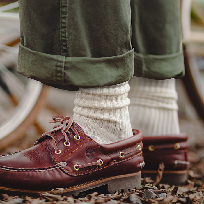 日系復古針織中筒襪子阿美咔嘰純棉粗針美式長襪男秋冬