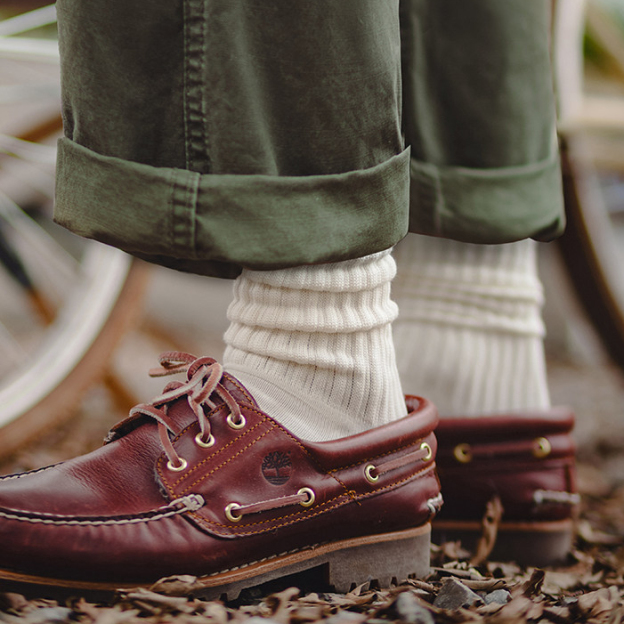 日系復古針織中筒襪子阿美咔嘰純棉粗針美式長襪男秋冬