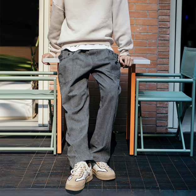 甜甜圈德訓鞋男鞋秋季阿甘鞋厚底運動休閒板鞋復古百搭潮鞋子