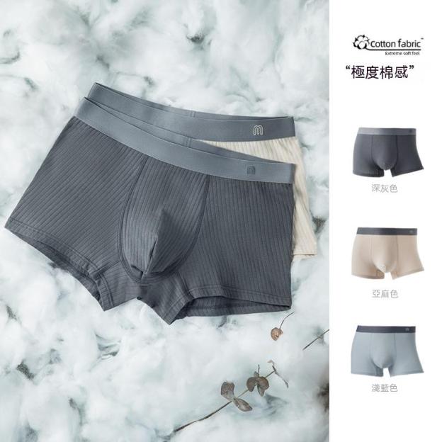 無痕透氣抗菌四角棉內褲大碼薄款運動短褲褲衩平角內褲男-Retro's Wear