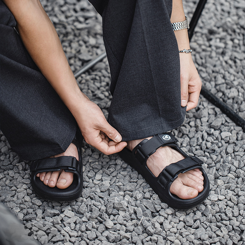 MRA道野拖鞋男士2026新款夏季外穿兩用開車戶外沙灘運動休閒涼鞋