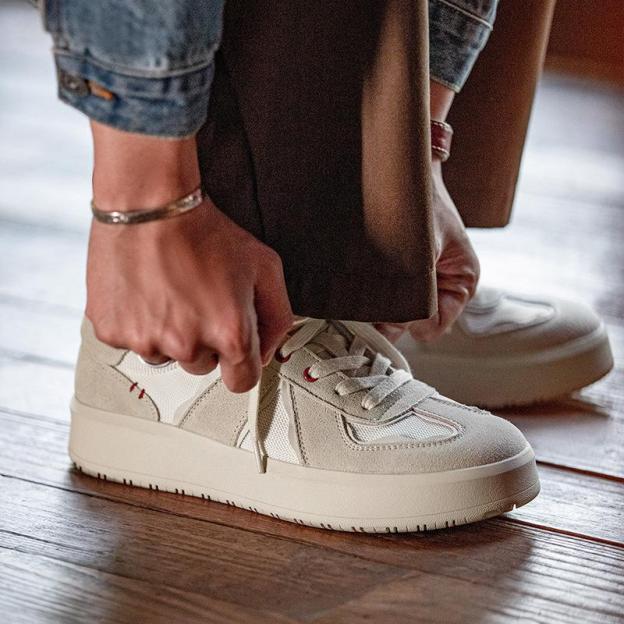 Mr.A厚底德訓鞋男鞋春季百搭休閑板鞋透氣小白鞋潮鞋-Retro's Wear