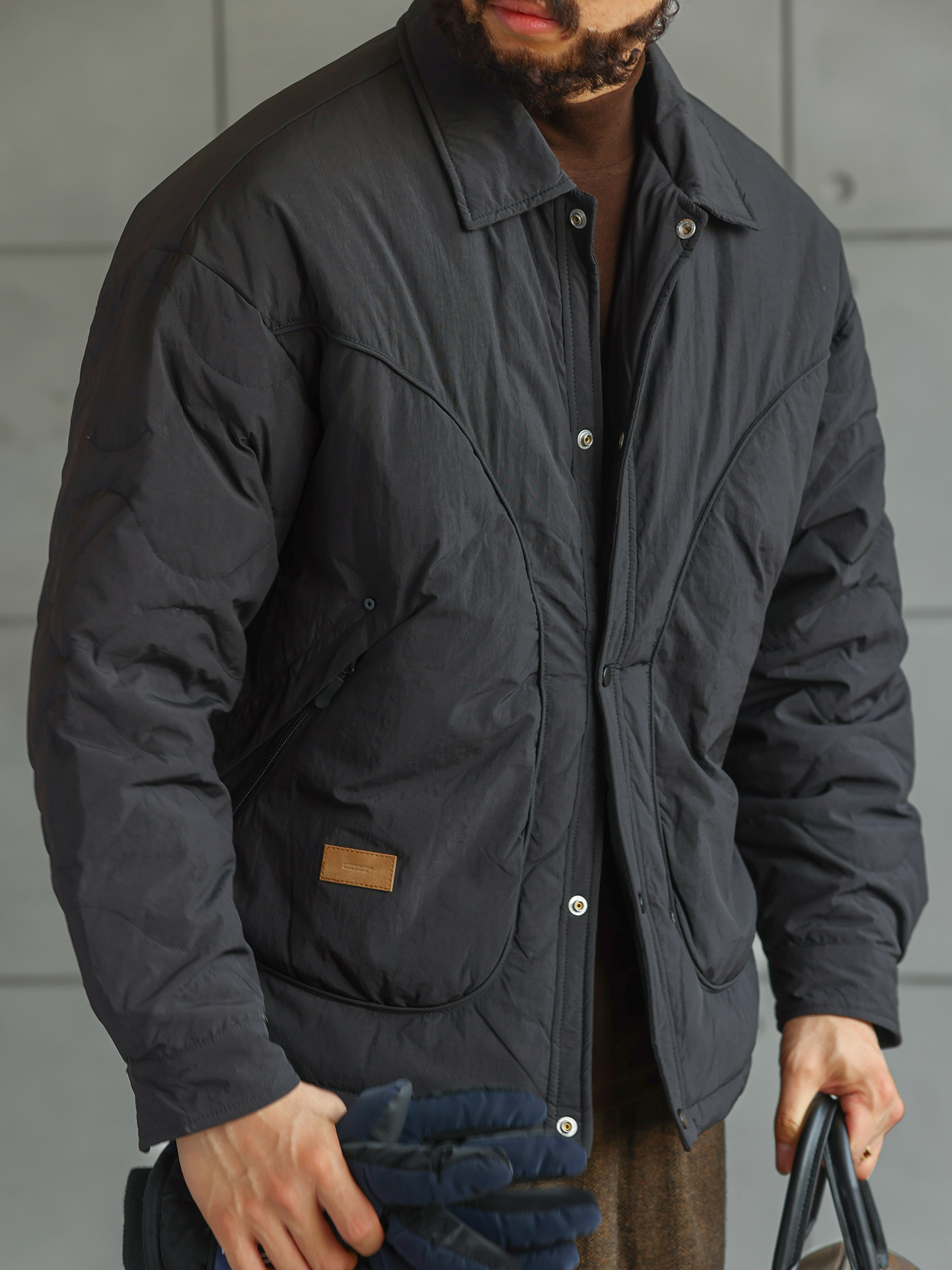 秋冬宽松版轻便羽绒服男士白鸭绒保暖外套