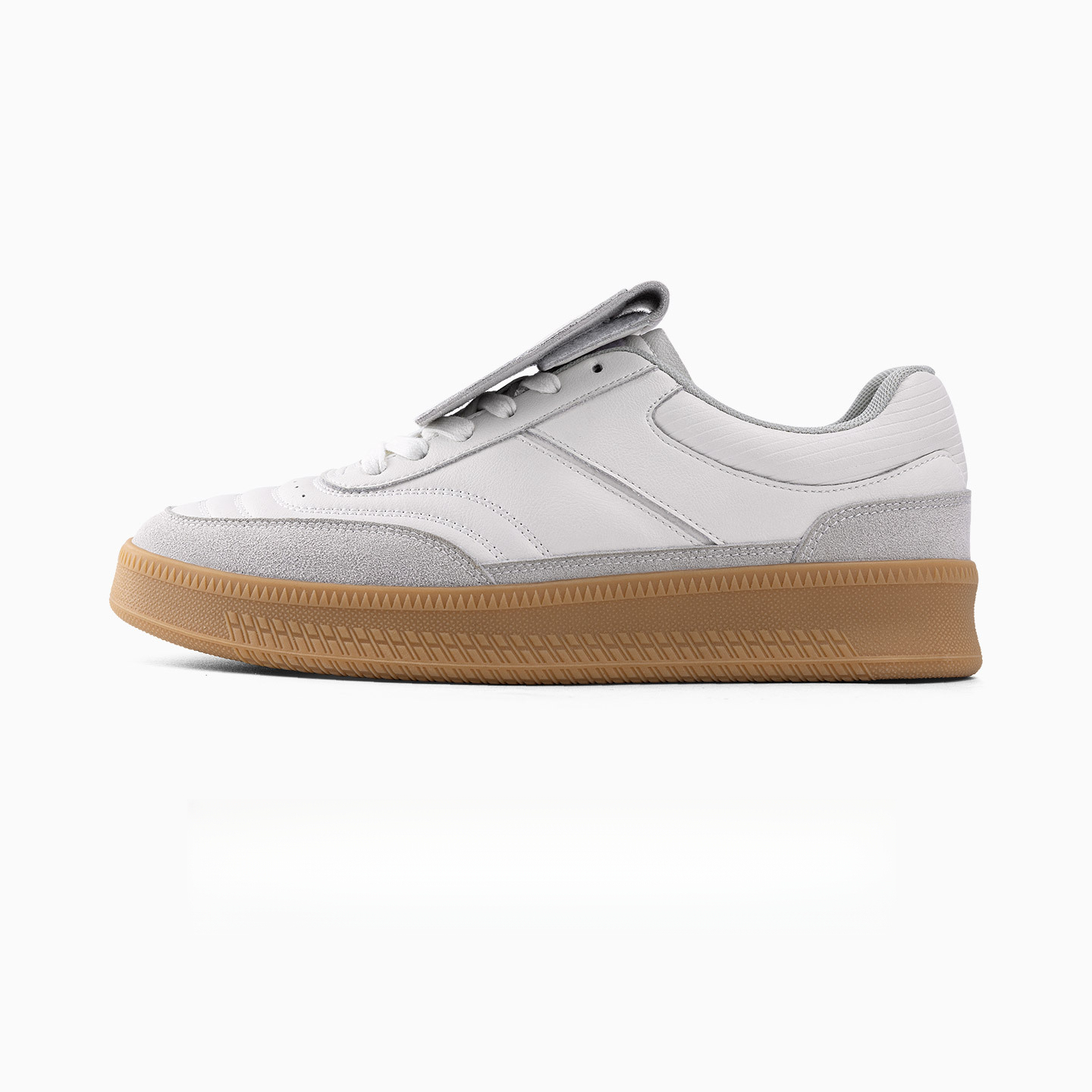 MRA改良足球板鞋男款秋季運動休閒阿甘小白鞋平底通勤翻蓋德訓鞋