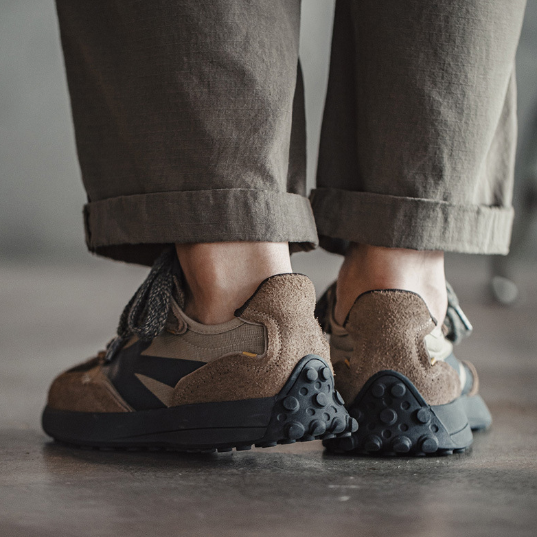 夏季新款老爹鞋男士復古運動華夫阿甘鞋厚底慢跑透氣休閒潮鞋-Retro's Wear