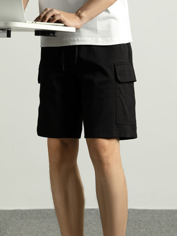 【速幹】7A抗菌負離子云感棉男款夏季短褲吸溼透氣運動五分工裝褲