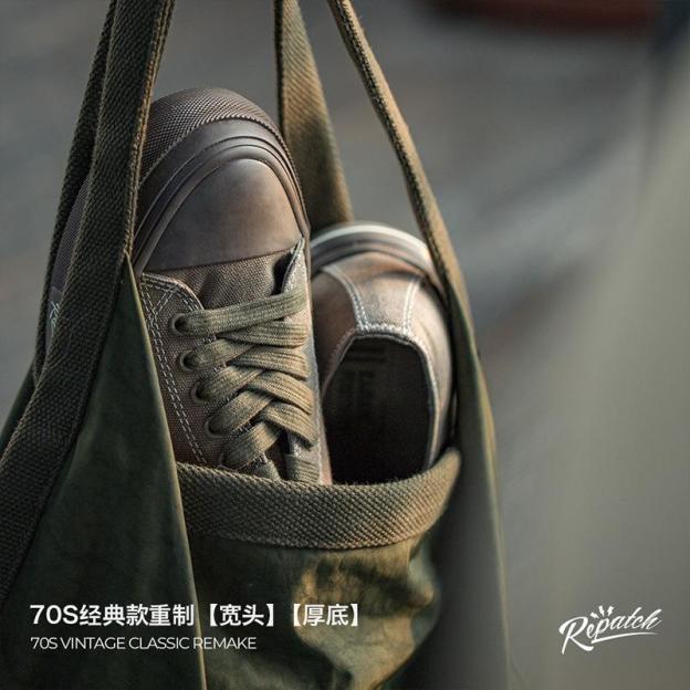 2023新款春季厚底帆布鞋男百搭休閑鞋潮流增高黑色低幫板鞋子-Retro's Wear