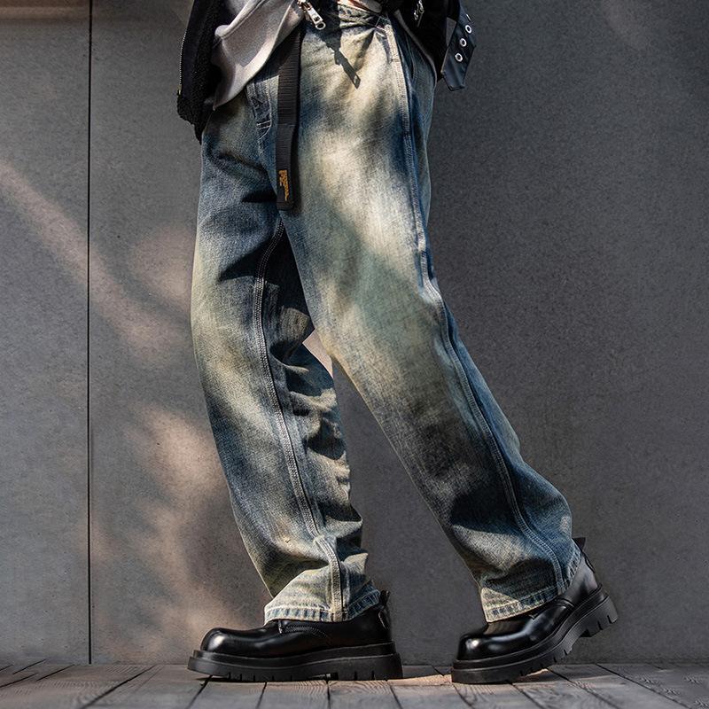 Mr.A德比鞋男高級感百搭通勤真皮圓頭大頭鞋黑色vibe厚底休閑皮鞋-Retro's Wear