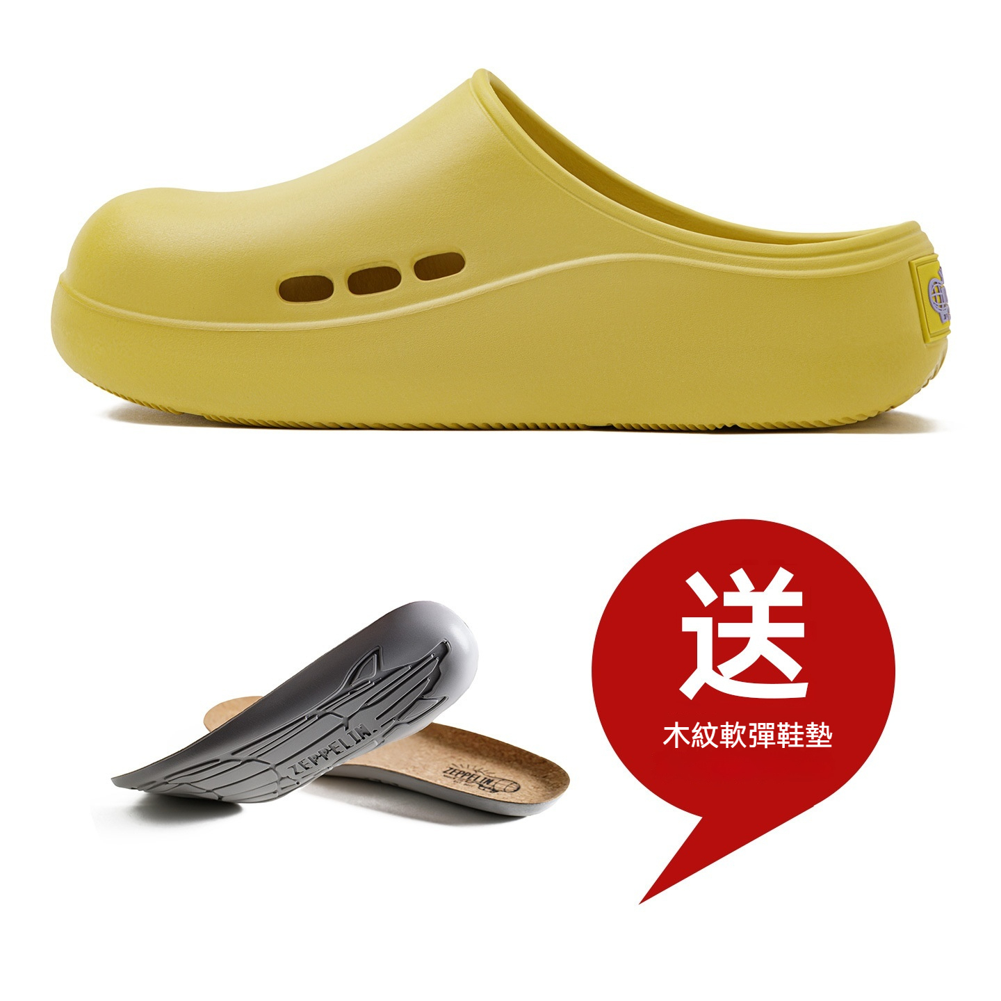 洞洞鞋男夏2025新款厚底廚師鞋涉水半包頭拖鞋戶外穿沙灘涼拖