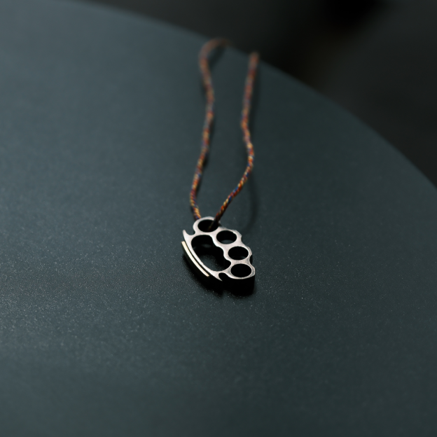 拳擊指虎鑰匙扣硬漢風黃銅掛件手鏈飾品男-Retro's Wear