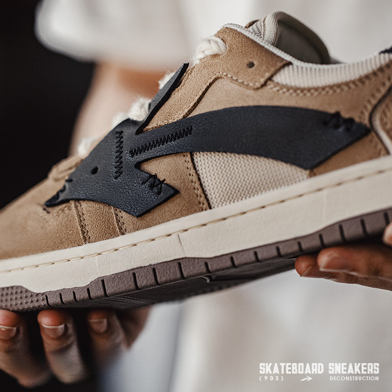 秋季新款復古設計感潮鞋子男低幫透氣休閒運動復古百搭板鞋-Retro's Wear