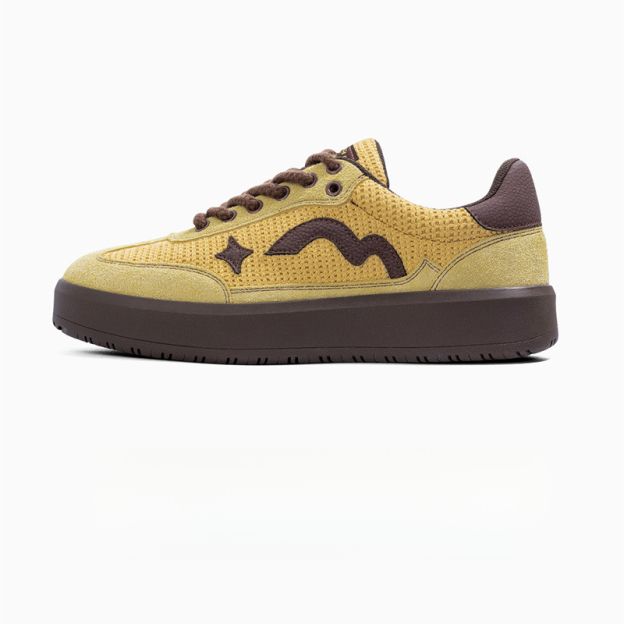 甜甜圈德訓鞋男鞋秋季阿甘鞋厚底運動休閒板鞋復古百搭潮鞋子