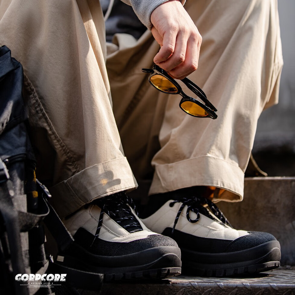 登山鞋男鞋戶外徒步鞋山系復古工裝鞋厚底增高運動休閒鞋潮鞋-Retro's Wear