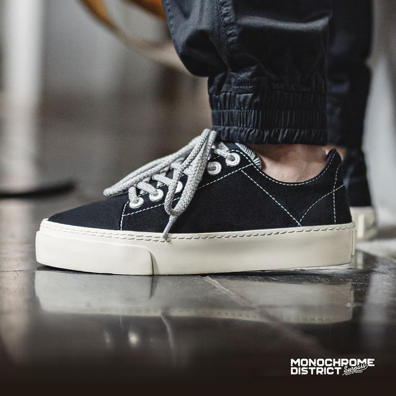 厚底帆布鞋秋冬新款翻毛皮黑色低幫增高男鞋休閒運動百搭板鞋-Retro's Wear