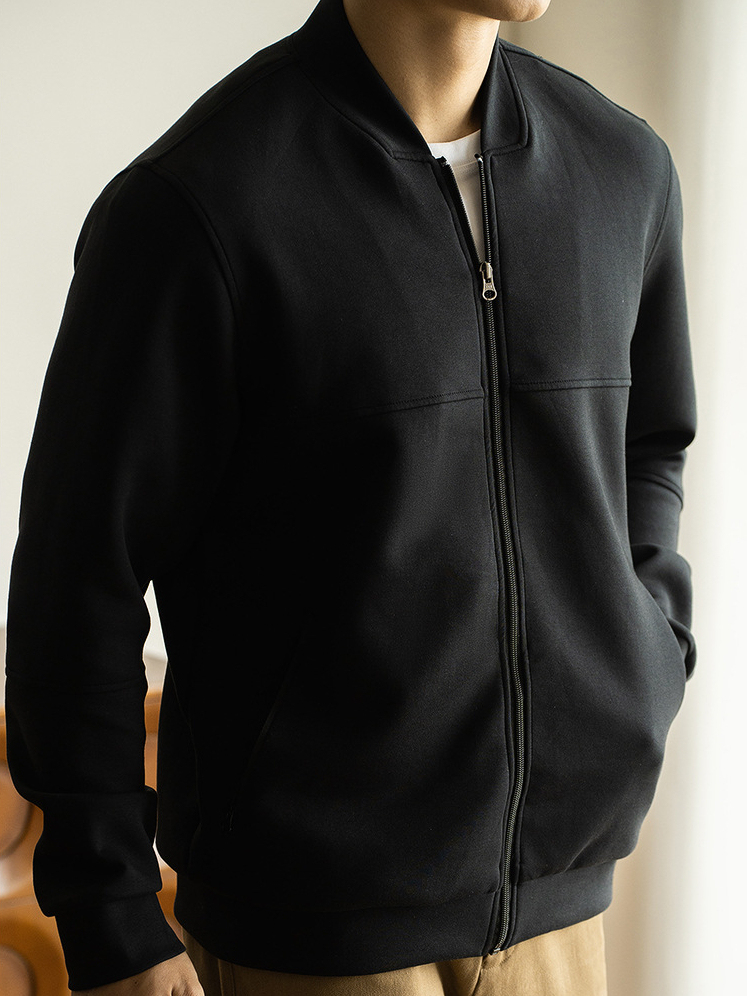 重磅日系棉棒球領寬鬆拉鍊外套男2025新款春運動戶外休閒夾克