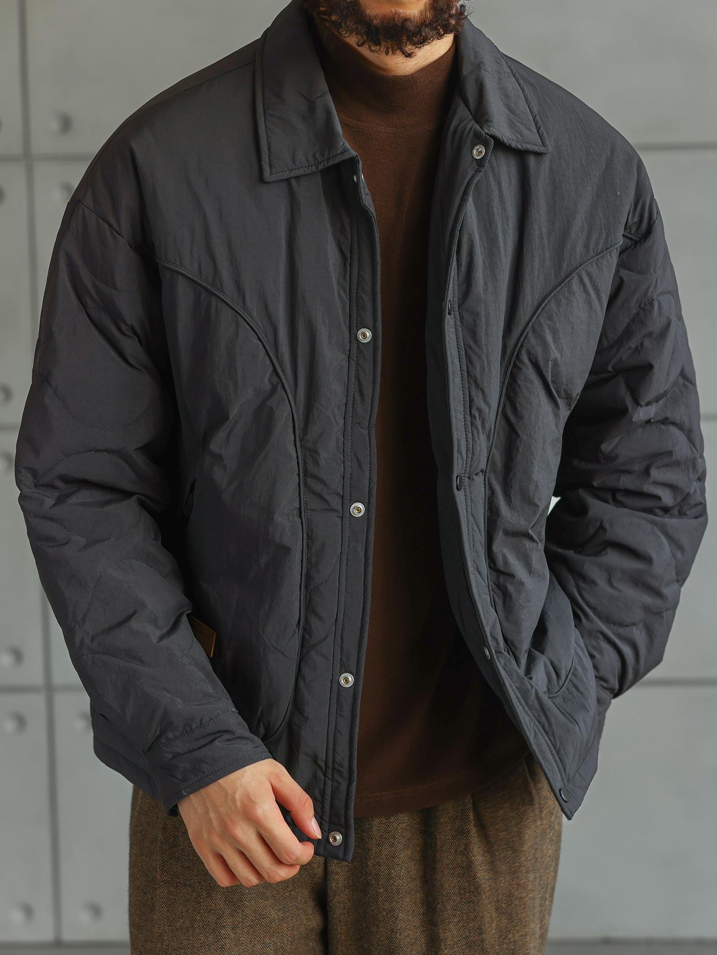 秋冬宽松版轻便羽绒服男士白鸭绒保暖外套