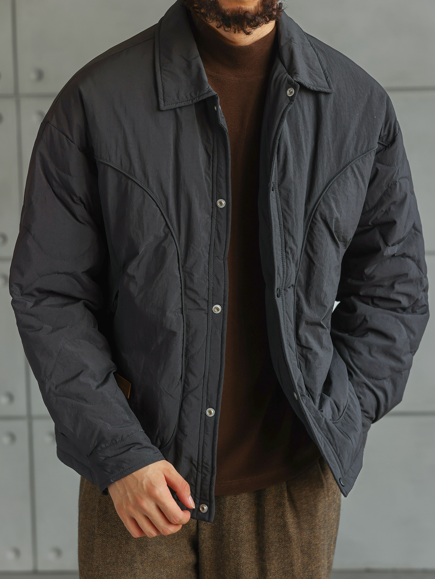 秋冬宽松版轻便羽绒服男士白鸭绒保暖外套