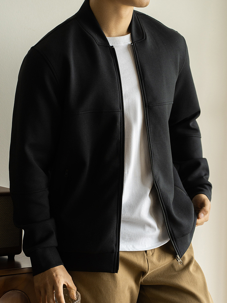 重磅日系棉棒球領寬鬆拉鍊外套男2025新款春運動戶外休閒夾克