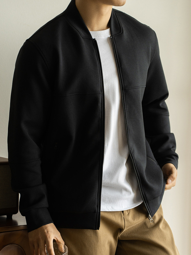 重磅日系棉棒球領寬鬆拉鍊外套男2025新款春運動戶外休閒夾克