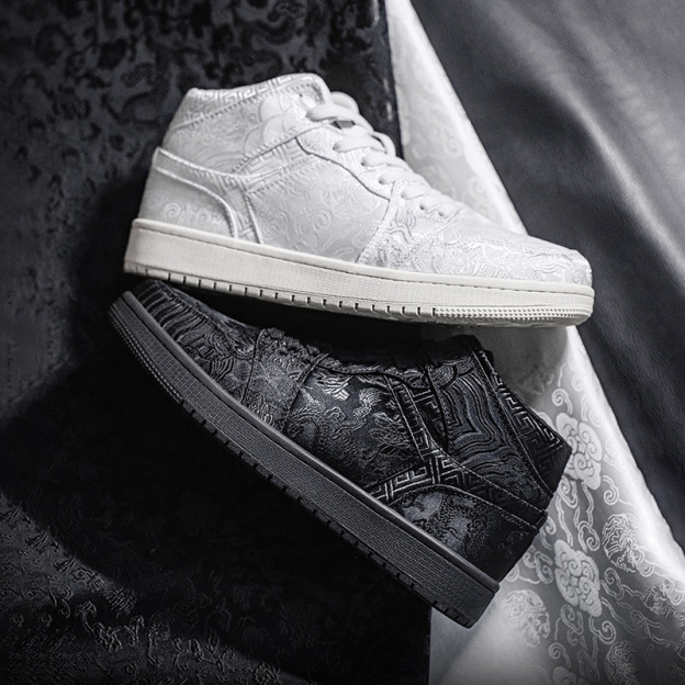 MRA絲綢高幫鞋男款2025新款夏季中幫厚底運動休閒板鞋刺繡小白鞋