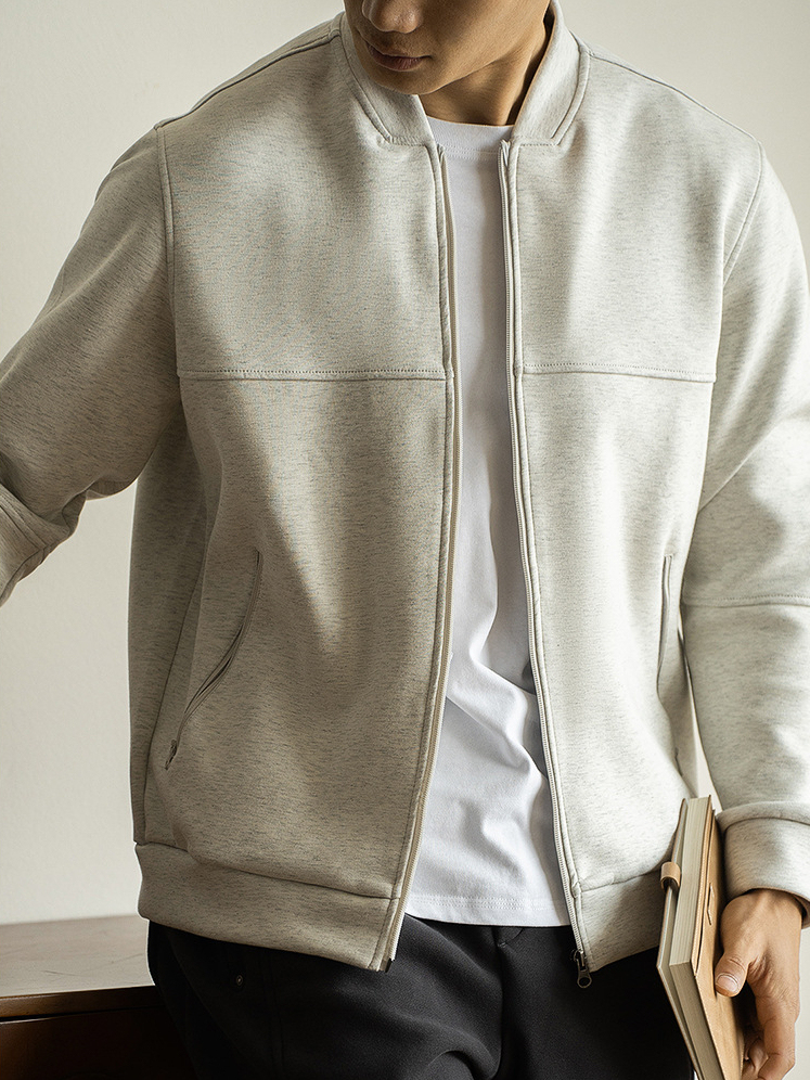 重磅日系棉棒球領寬鬆拉鍊外套男2025新款春運動戶外休閒夾克