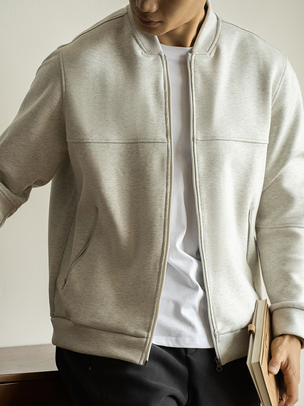 重磅日系棉棒球領寬鬆拉鍊外套男2025新款春運動戶外休閒夾克