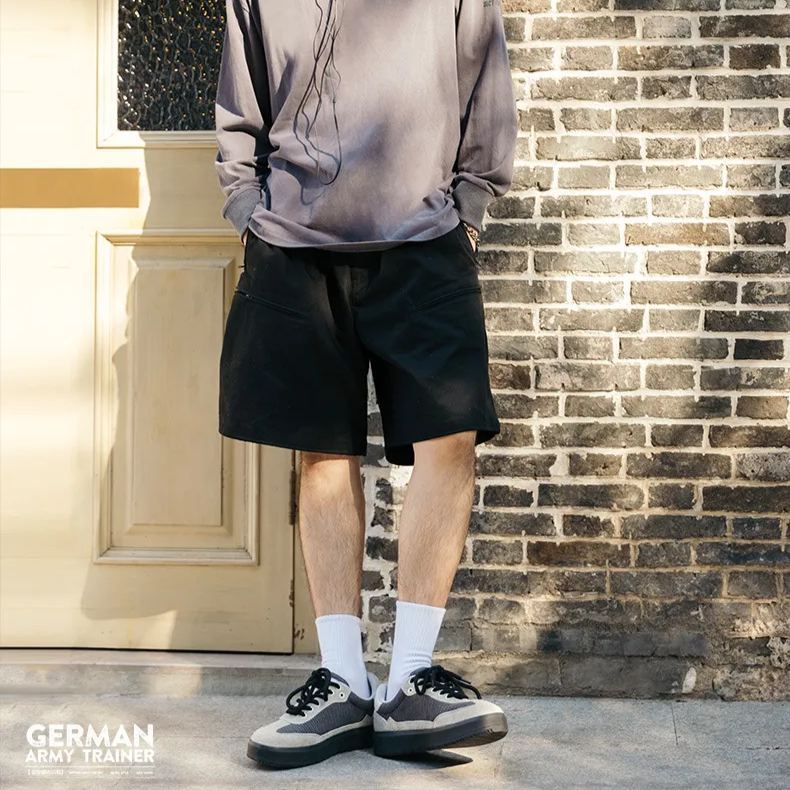 甜甜圈德訓鞋男鞋秋季阿甘鞋厚底運動休閒板鞋復古百搭潮鞋子