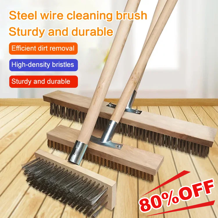 鋼絲清潔地刷👍油污頑垢青苔輕鬆清潔！