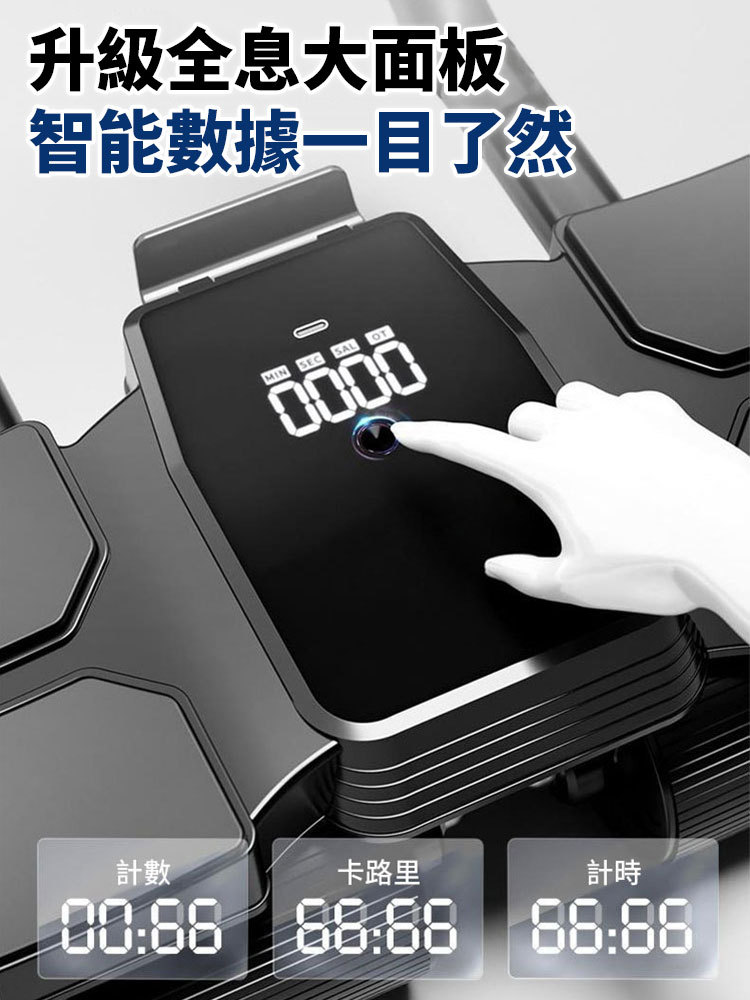 【AI液晶顯大螢幕】💪🏻第五代健腹輪自動回彈🔥男女適用