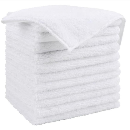 Microfiber cleaning cloth household cleaning towel thick absorbent scouring pad kitchen dishwashing cloth