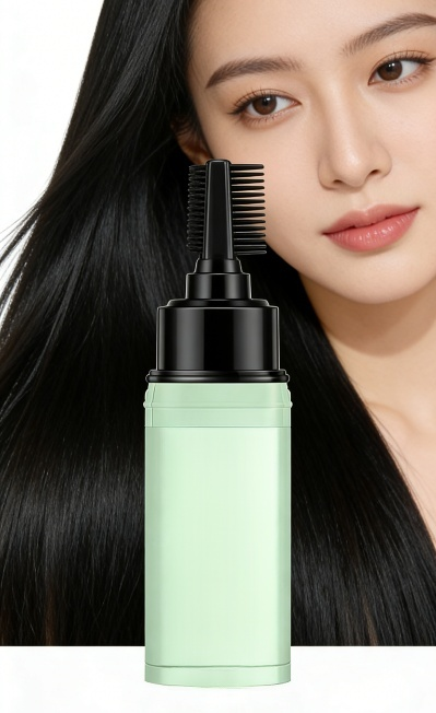 Gray hair color correction pen💕🍀 Just brush and go white hair at temples roots and partings disappears in seconds