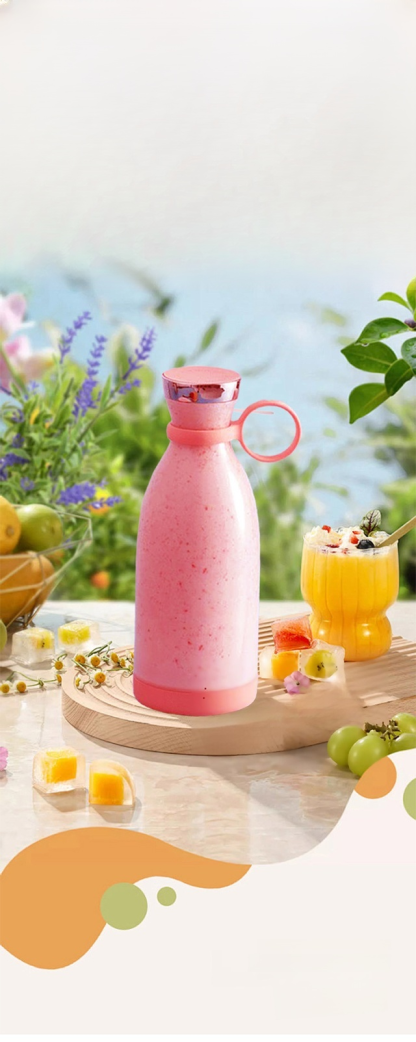 Travel Mini Electric Juicer Cup 🍀✨💧❤️Unlock refreshing, freshly squeezed juice in 3 seconds  🔥Order today and get a free cleaning brush