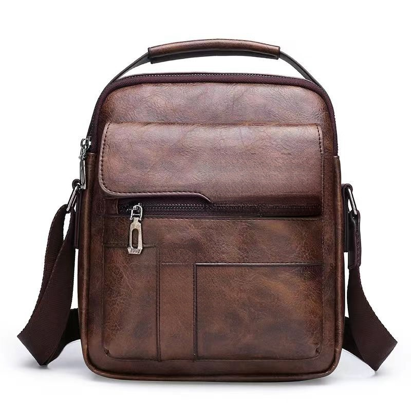 Top layer cowhide shoulder bag🔥Buy 1 get 1 free Soft, waterproof, durable. Stylish and versatile design.