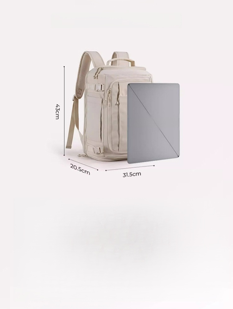 [Hold the whole world] Box-style large-capacity luggage backpack🍀 Expandable lightweight business travel backpack🔥80000 units sold