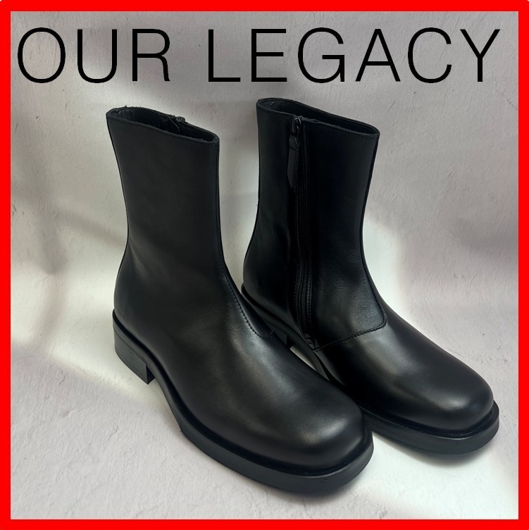 靴 OUR LEGACY CAMION BOOT, BLACK, 40 アワ レガシー カミオン ブーツ ブラック