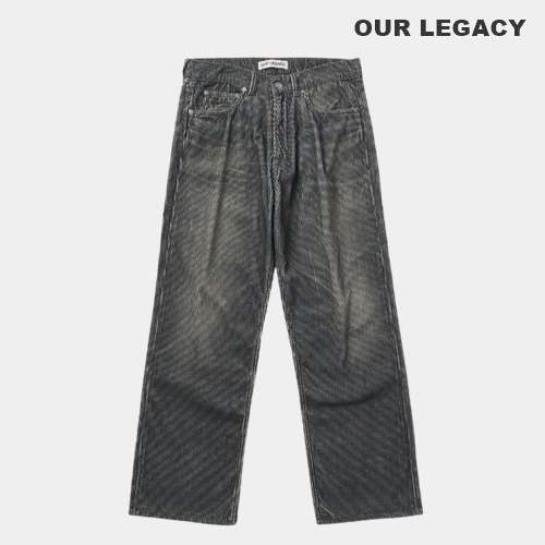 パンツ OUR LEGACY 22AW Third Cut Corduroy29 ☆OUR LEGACY☆THIRD CUT CORDUROY DIGITAL PRINT デニムパンツ