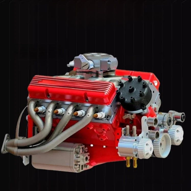 New V8 engine ornament🚗 This small-displacement V8 engine model is designed for true car enthusiasts