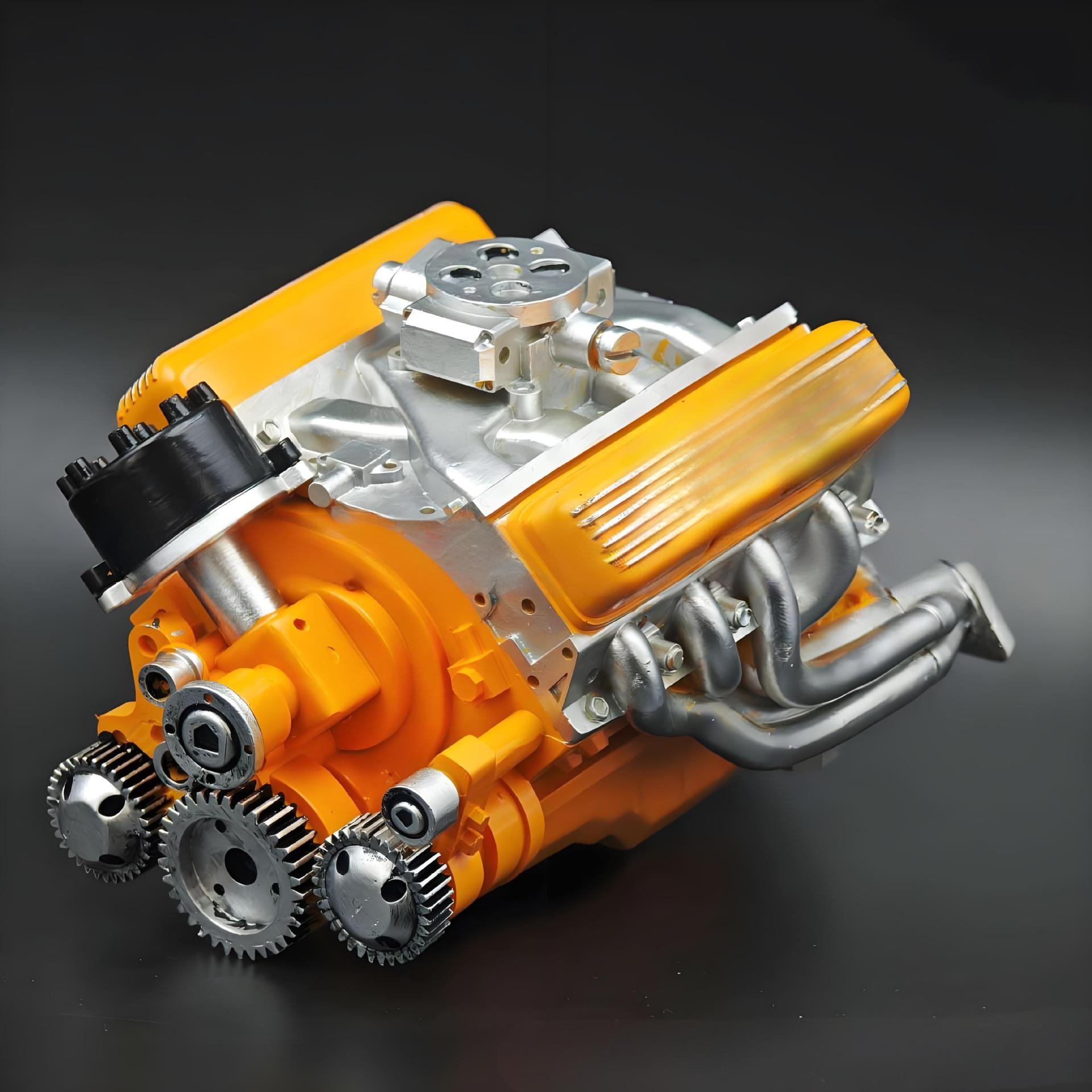 New V8 engine ornament🚗 This small-displacement V8 engine model is designed for true car enthusiasts