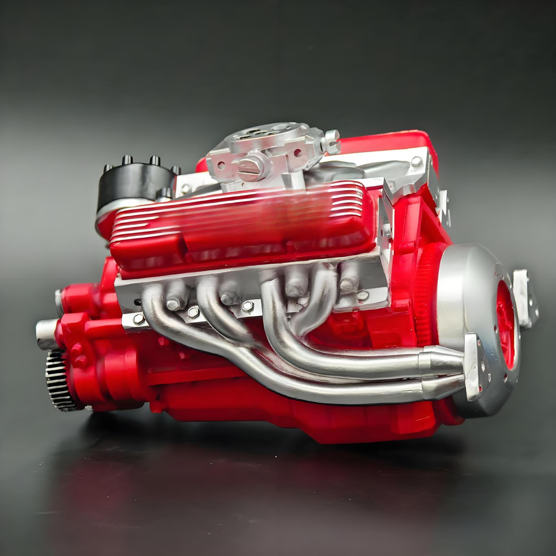 New V8 engine ornament🚗 This small-displacement V8 engine model is designed for true car enthusiasts