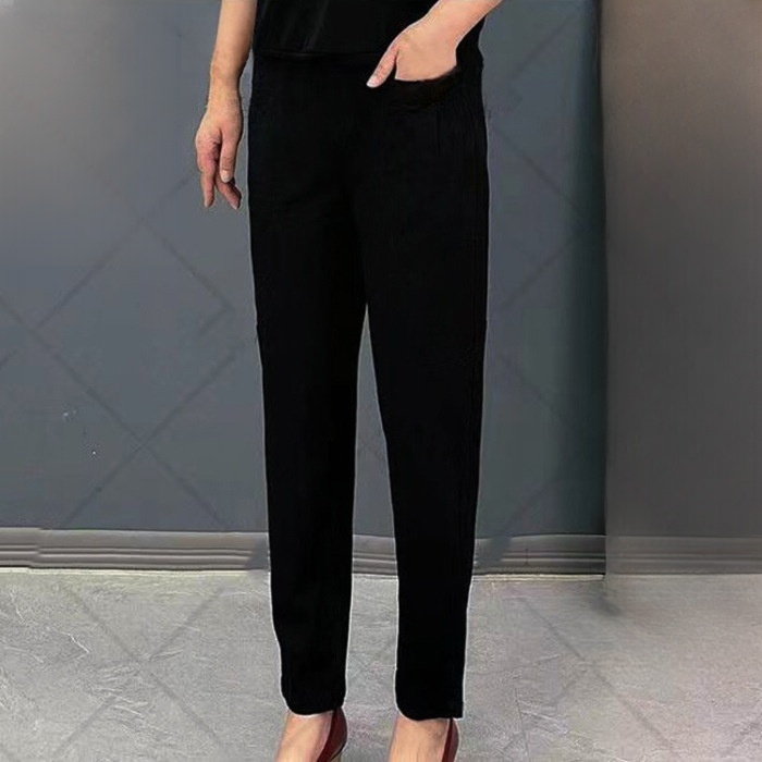 🔥Fashionable cotton and linen harem pants 💕🍀Soft and skin-friendly sweat-absorbent and breathable