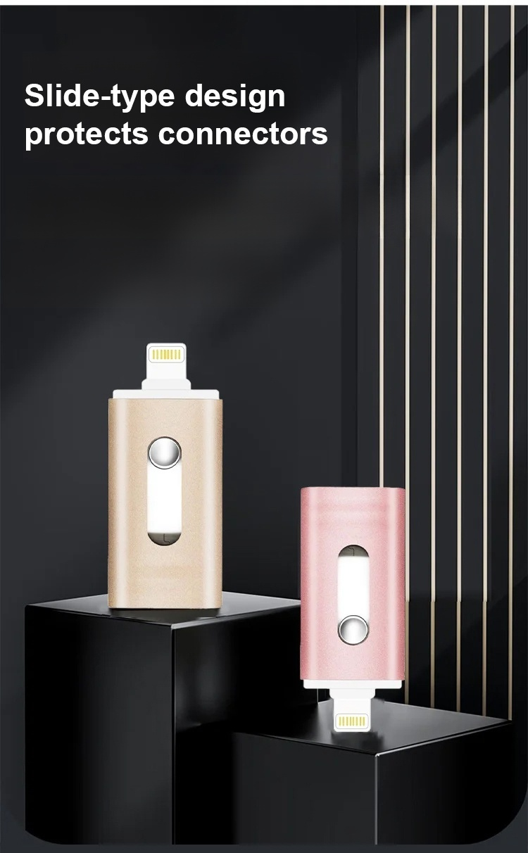 🌟 Ultimate 3-in-1 Flash Drive 🍀Dual-purpose 3-in-1 High-speed Flash Memory USB Drive has massive capacity and efficient transfer speeds. 