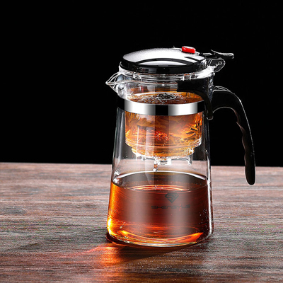 One-click filter tea set