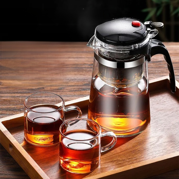 One-click filter tea set
